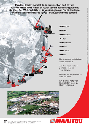 Apiladores de pie Manitou ES 410