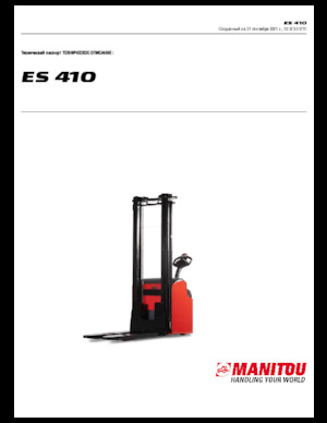 Apiladores de pie Manitou ES 410