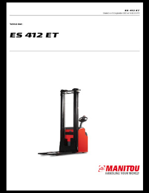 Apiladores de pie Manitou ES 412 ET