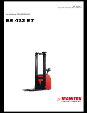 Apiladores de pie Manitou ES 412 ET