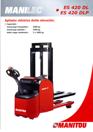 Apiladores de pie Manitou ES 420 DLP