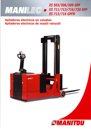 Apiladores de pie Manitou ES 509 GPF