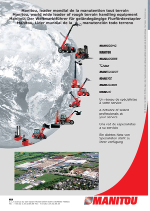 Apiladores de pie Manitou ES 509 GPF