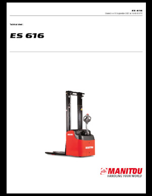 Apiladores de pie Manitou ES 616