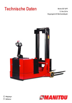 Apiladores de pie Manitou ES 713 GPF