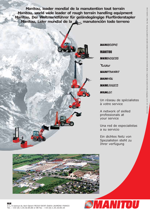 Apiladores de pie Manitou ES 820 FR