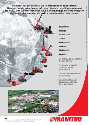 Apiladores de pie Manitou ES 820 FR