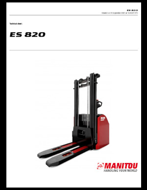 Apiladores de pie Manitou ES 820