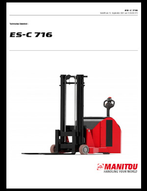 Apiladores de pie Manitou ES C-716