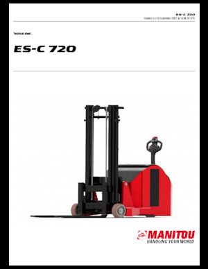 Apiladores de pie Manitou ES C-720