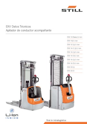 Apiladores de pie Still EXV 14 C