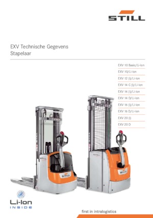 Apiladores de pie Still EXV 14 C