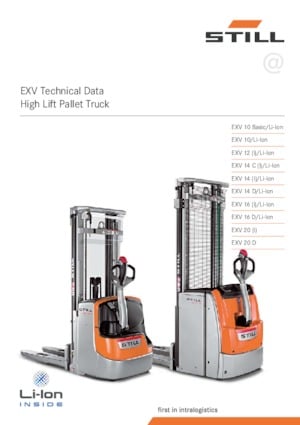 Apiladores de pie Still EXV 14 D