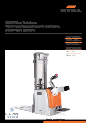 Apiladores de pie Still EXV-SF 16i