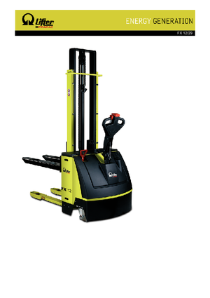 Apiladores de pie PRAMAC Lifter FX 12/29