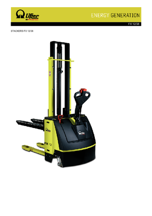 Apiladores de pie PRAMAC Lifter FX 12/38
