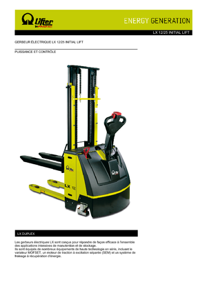 Apiladores de pie PRAMAC Lifter LX 12/25 IL