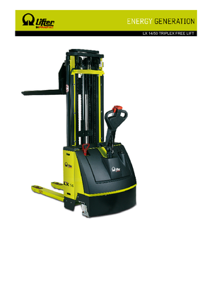 Apiladores de pie PRAMAC Lifter LX 14/50 Triplex-Free Lift