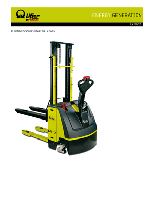 Apiladores de pie PRAMAC Lifter LX 16/25