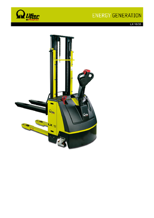 Apiladores de pie PRAMAC Lifter LX 16/35