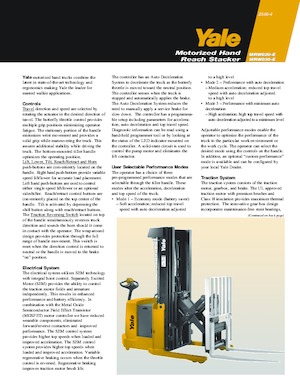 Apiladores de pie Yale MRW030-E