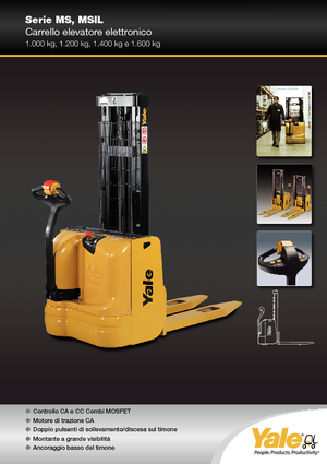 Apiladores de pie Yale MS10E