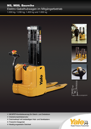 Apiladores de pie Yale MS10E