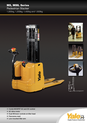 Apiladores de pie Yale MS10E