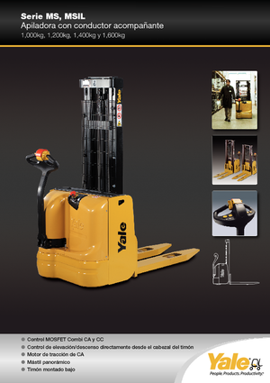 Apiladores de pie Yale MS10E