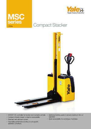 Apiladores de pie Yale MSC10