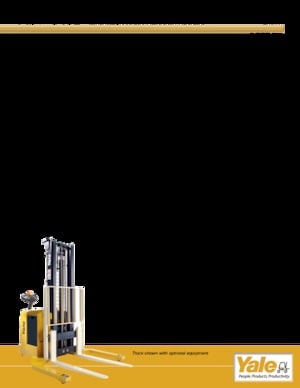 Apiladores de pie Yale MSW040-E