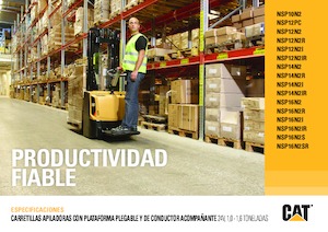 Apiladores de pie Caterpillar NSP12PC