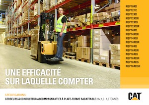 Apiladores de pie Caterpillar NSP16N2