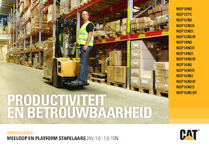 Apiladores de pie Caterpillar NSP16N2