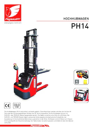 Apiladores de pie Pegasolift PH 14