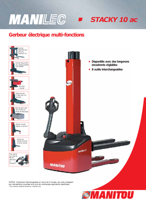 Apiladores de pie Manitou Stacky FR-D 28