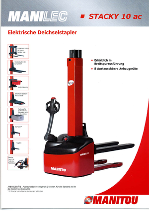 Apiladores de pie Manitou Stacky FR-D 28