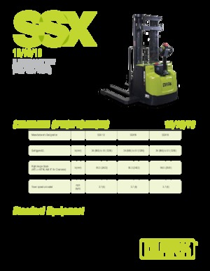 Apiladores de pie Clark SSX 18