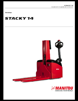 Apiladores de pie Manitou Stacky 14