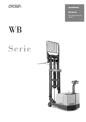 Apiladores de pie Crown WB 0.9 TF