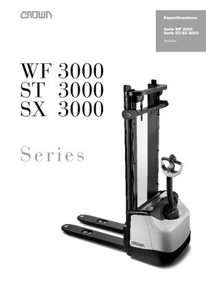 Apiladores de pie Crown WF 3000-1.0 NT