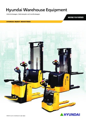 Transpaleta elec. de conductor acompañante Hyundai 15 EP