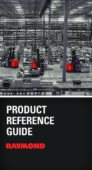 Transpaleta elec. de conductor acompañante RAYMOND 8210