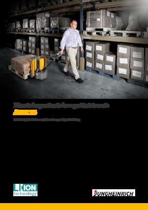 Transpaleta elec. de conductor acompañante Jungheinrich AME 15