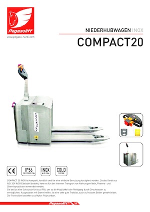 Transpaleta elec. de conductor acompañante Pegasolift TPL 20