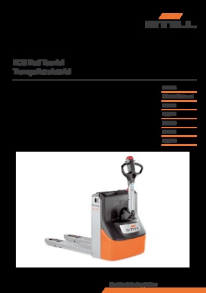 Transpaleta elec. de conductor acompañante Still ECU 14