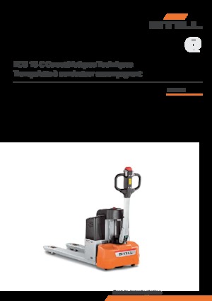 Transpaleta elec. de conductor acompañante Still ECU 15 C