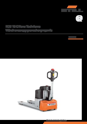 Transpaleta elec. de conductor acompañante Still ECU 15 C