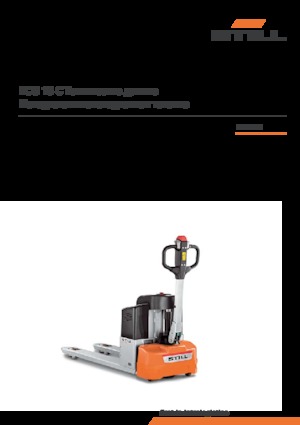 Transpaleta elec. de conductor acompañante Still ECU 15 C