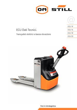 Transpaleta elec. de conductor acompañante Still ECU 16